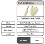 Audioquest FLX Mini Splitter - Splitters en RCA Adaptors